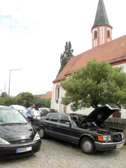 Gleich bei derWallfahrtskirche Heilig Blut in EINSBACH