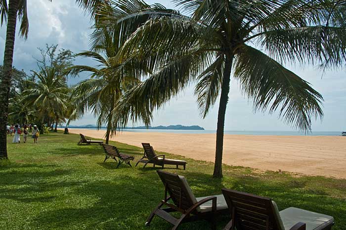 Obwohl das Resort gut belegt war, wenig los am Strand. Eco Urlaub pur